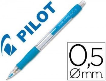 PORTAMINAS PILOT SUPER GRIP H-185 CELESTE