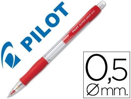 PORTAMINAS PILOT SUPER GRIP H-185 ROJO COD. 38060