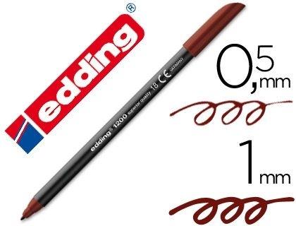 ROTULADOR EDDING 1200 MARRON OSCURO Nº 18