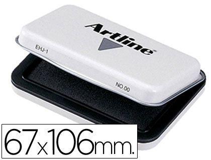 TAMPON ARTLINE Nº 1 NEGRO -67X106 MM COD 9696