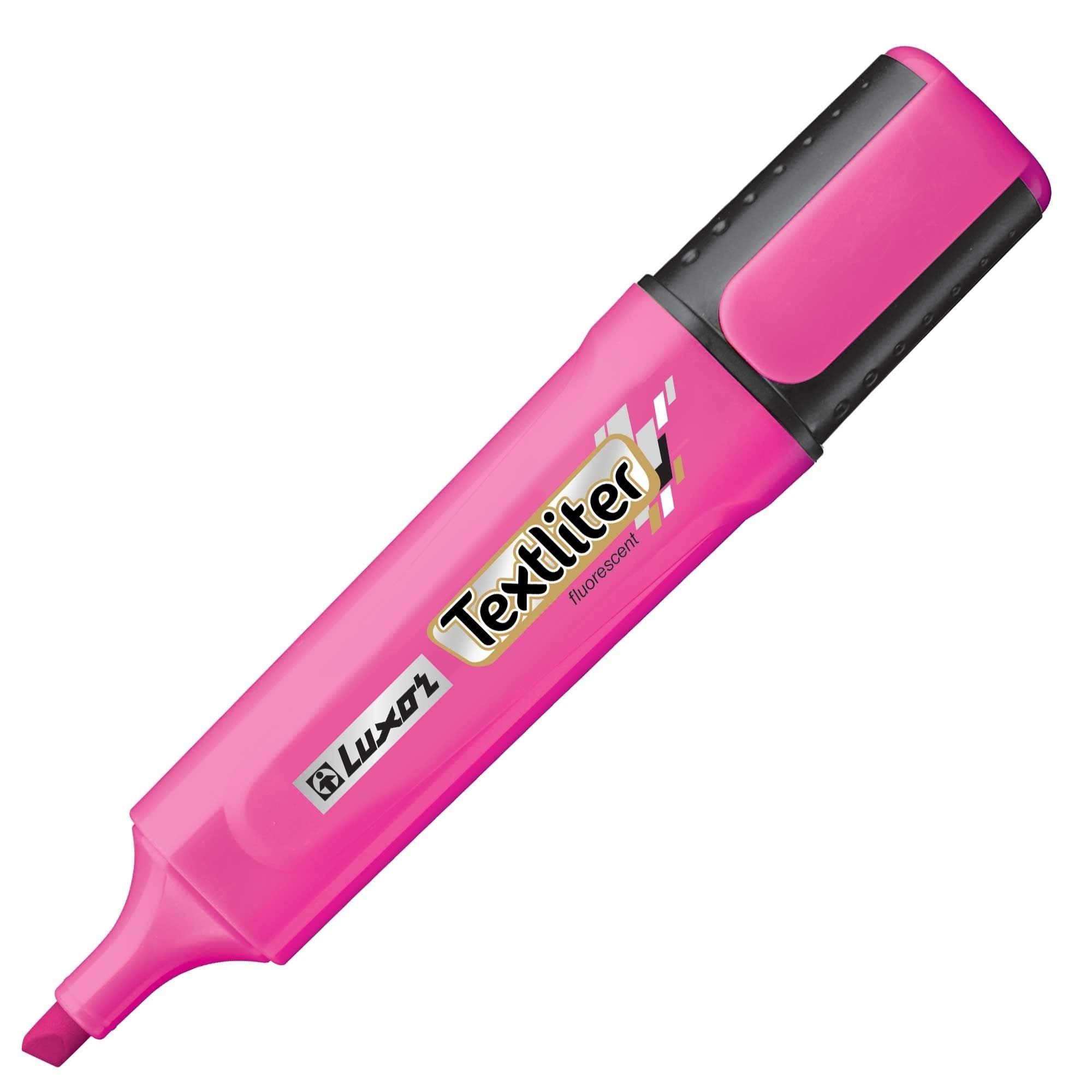 ROTULADOR FLUORESCENTE LUXOR TEXTLITER ROSA