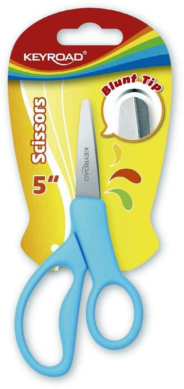 BLISTER TIJERA ESCOLAR 12,7 CM KEYROAD