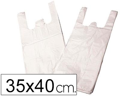 BOLSA PLASTICO CAMISETA 35X40 CM -PAQUETE 200