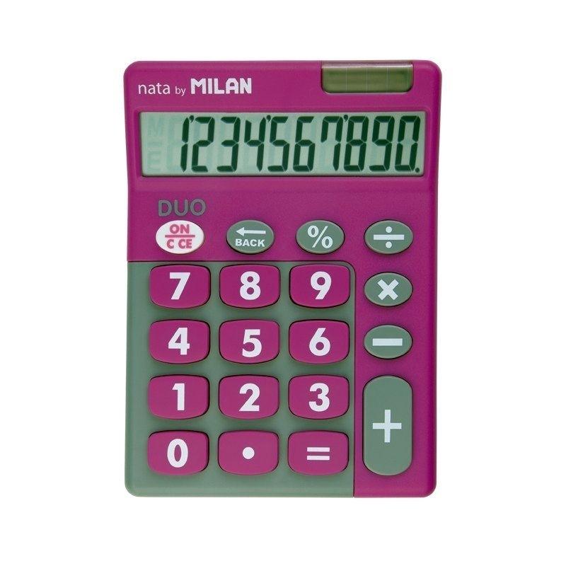 CALCULADORA TECLAS GRANDES MILAN DUO 150610TDPBL 10 DIGITOS ROSA