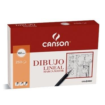 PAPEL DIBUJO MARCA MAYOR A4 210X297 -160 GR -SIN RECUADRO CANSON 200401404
