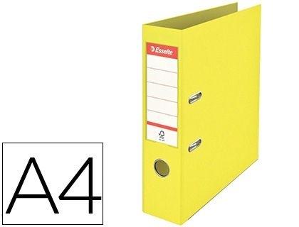 ARCHIVADOR DE PALANCA ESSELTE COLOUR ICE POLIPROPILENO DIN A4 LOMO 82 MM COLOR AMARILLO