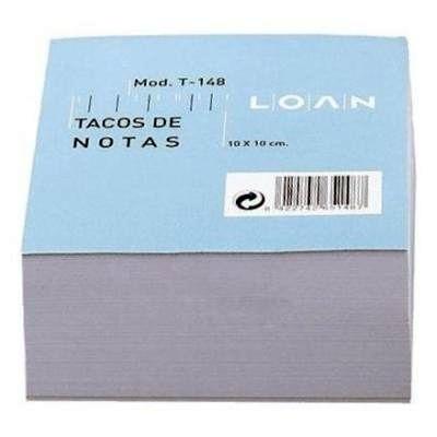 TACO ENCOLADO 500 HOJAS NOTAS BLANCAS 100 X 100  LOAN T-148