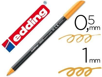 ROTULADOR EDDING 1200 NARANJA NEON Nº 66
