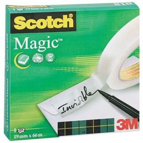 ROLLO CINTA INVISIBLE SCOTCH MAGIC 810 3M 19X66