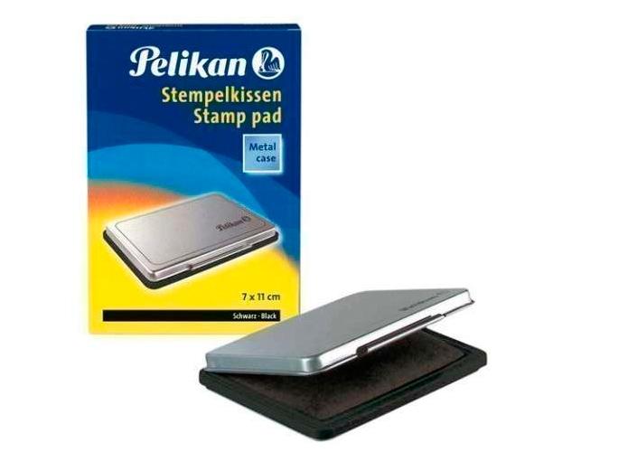 TAMPON PELIKAN Nº3 EN CAJA DE METAL 50 X 70 MM COLOR NEGRO
