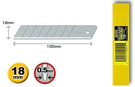 CAJA 10 CUCHILLAS CUTTER ANCHO 18MM OLFA LB-10