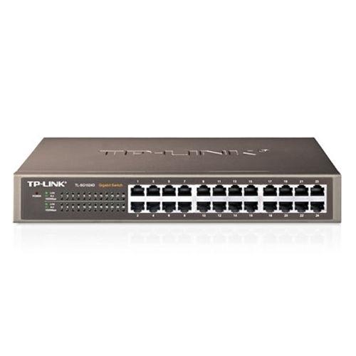 TPLINK - SWITCH 24P 10/100/1000 MBPS TL-SG1024D RJ-45 - CARCASA METÁLICA - 13