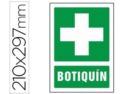 PICTOGRAMA SYSSA SEÑAL DE BOTIQUIN EN PVC 210X297 MM COD 76034