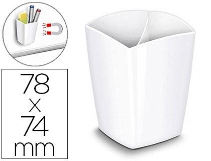 CUBILETE PORTALAPICES CEP MAGNETICO BLANCO 78X74X95 MM COD 63209