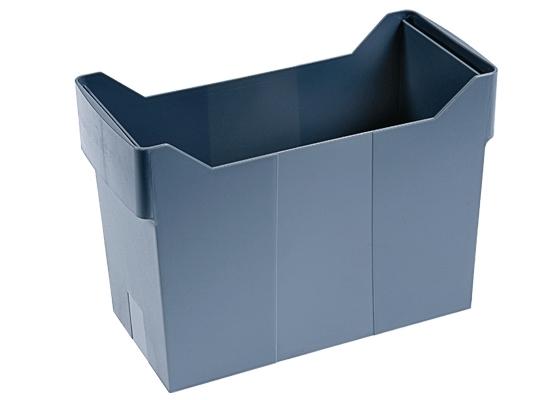 ARCHIBOX SOPORTE SOBREMESA CARPETAS COLGANTES GRIS DE POLIESTIRENO PARA FORMATO DIN A4 CAPACIDAD 20 CARPETAS