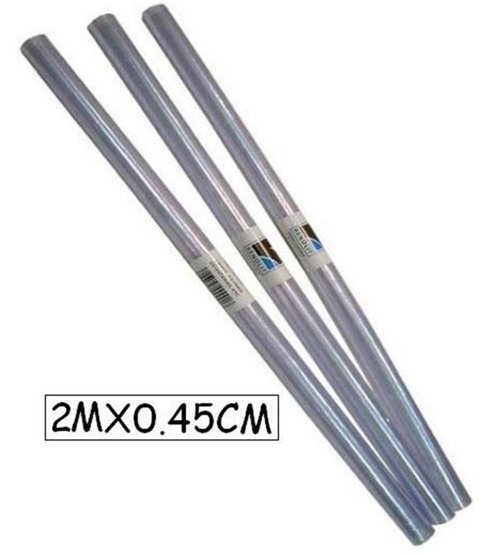 ROLLO PLASTICO FORRALIBROS 0,45X2 MT RENOLIT