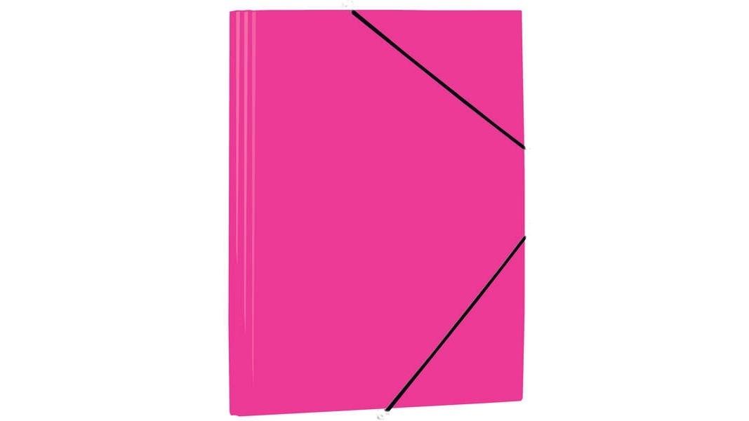 CARPETA GOMAS SOLAPAS POLIPROPILENO FOLIO FUCSIA MARIOLA