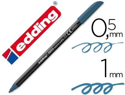 ROTULADOR EDDING 1200 AZUL ACERO Nº 17