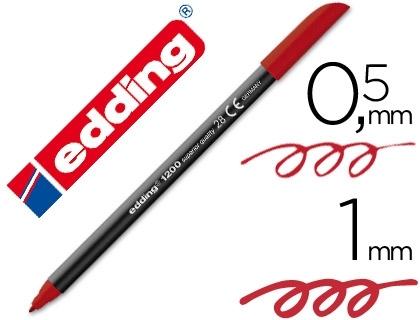 ROTULADOR EDDING 1200 ROJO INGLES Nº 28