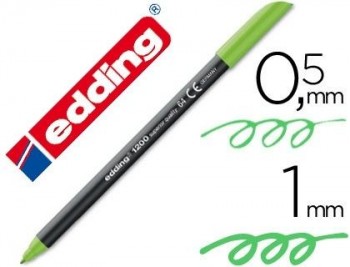 ROTULADOR EDDING 1200 VERDE NEON Nº 64