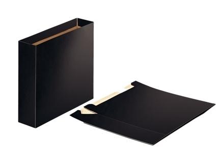 CAJETIN PARA ARCHIVADOR FOLIO 75MM NEGRO BRILLANTE ESSELTE RF 624149
