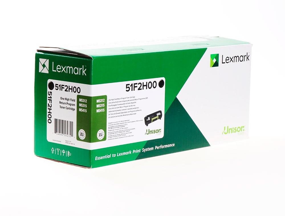 TONER LEXMARK 51F2H00 - 512 H MS312/ MS415 5,000 PAGINAS