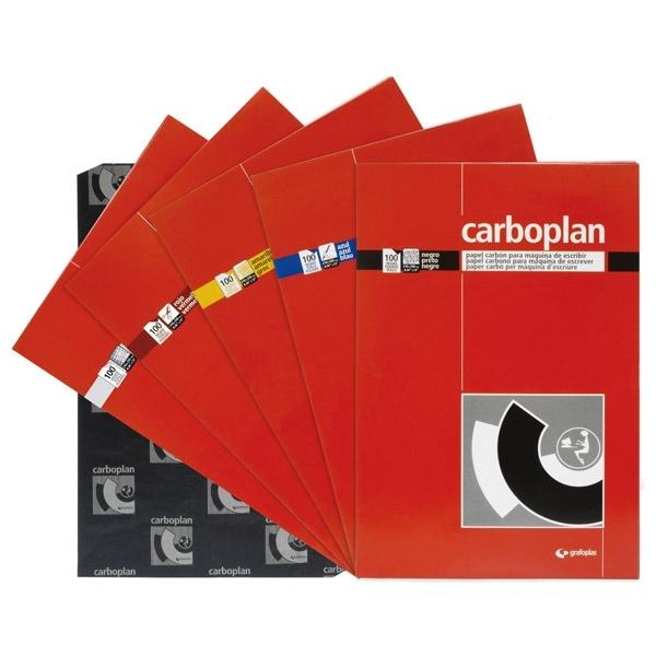 CAJA 100 HOJAS PAPEL CARBON NEGRO PARA CALCAR CARBOPLAN KORES