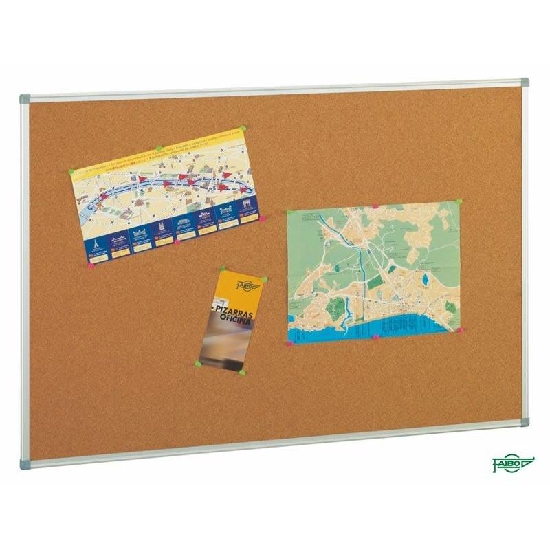 PIZARRA CORCHO 60X90 FAIBO MARCO ALUMINIO RF. 820-10