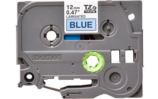 CINTA BROTHER TZ-531 NEGRO SOBRE AZUL 12MM LONGITUD 8 MT