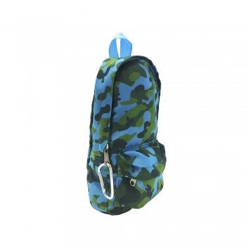 PORTATODO CAMUFLAJE VERDE - AZUL CELESTE