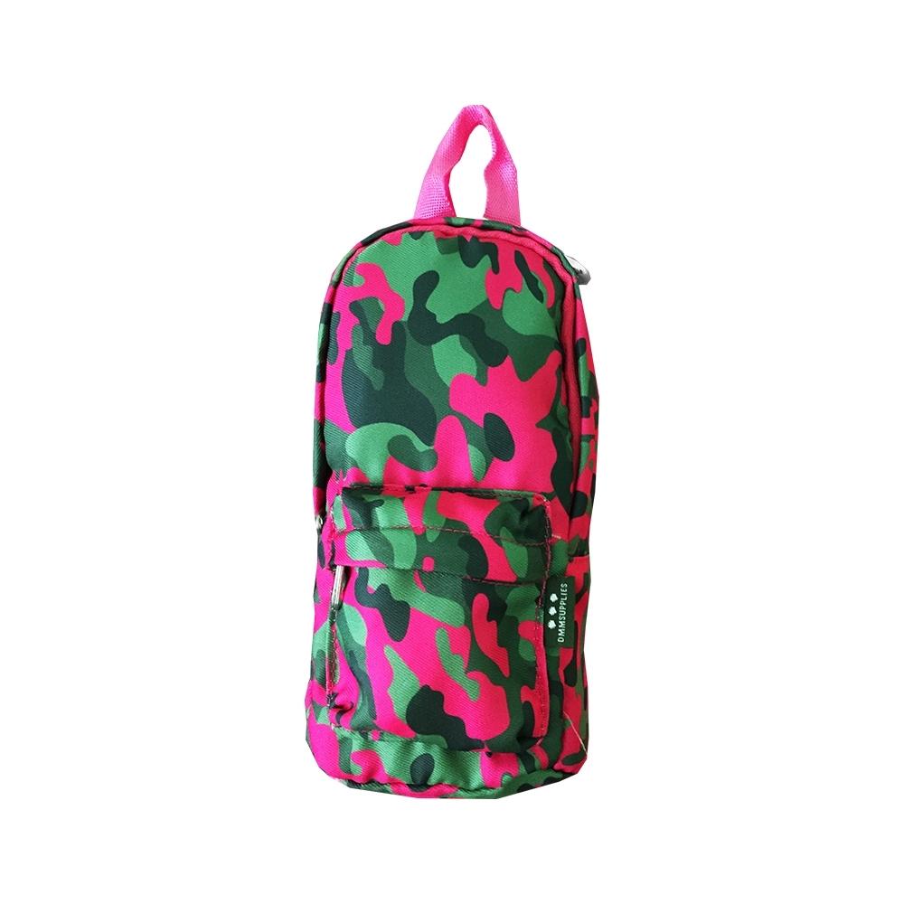 PORTATODO CAMUFLAJE VERDE -  ROSA