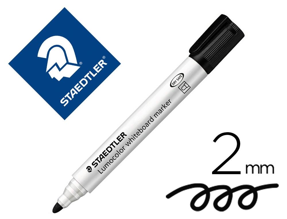 ROTULADOR PIZARRA BLANCA STAEDTLER LUMOCOLOR 351 COLOR NEGRO
