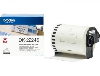 CINTA CONTINUA BROTHER DK22246 103MM X 30,48M PAPEL TERMICO BLANCO