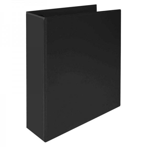 CARPETA CANGURO COLOR NEGRO 4 ANILLAS MIXTAS 40MM FABRISA