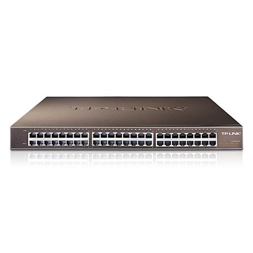 TPLINK TL-SG1048 - SWITCH 48 PUERTOS GIGABIT RJ45 - CARCASA METÁLICA 1U PARA RACK 19