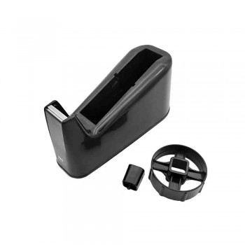 PORTARROLLOS INDUSTRIAL DMM 21,5X9X10,8 CM COLOR NEGRO
