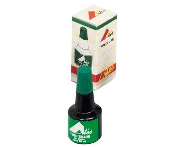 TUBO TINTA TAMPON VERDE ARTES 30 ML