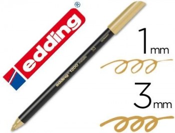ROTULADOR EDDING 1200 ORO Nº 53