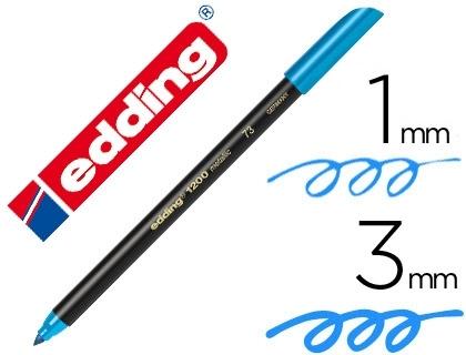 ROTULADOR EDDING 1200 AZUL METALIZADO Nº 73