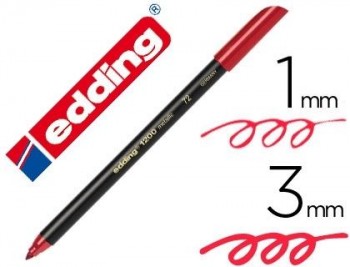 ROTULADOR EDDING 1200 ROJO METALIZADO Nº 72