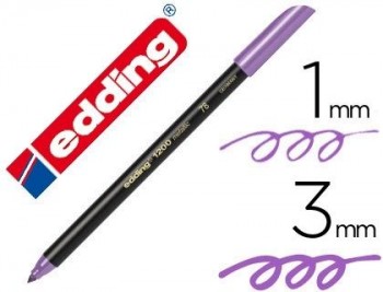ROTULADOR EDDING 1200 VIOLETA METALIZADO Nº 78