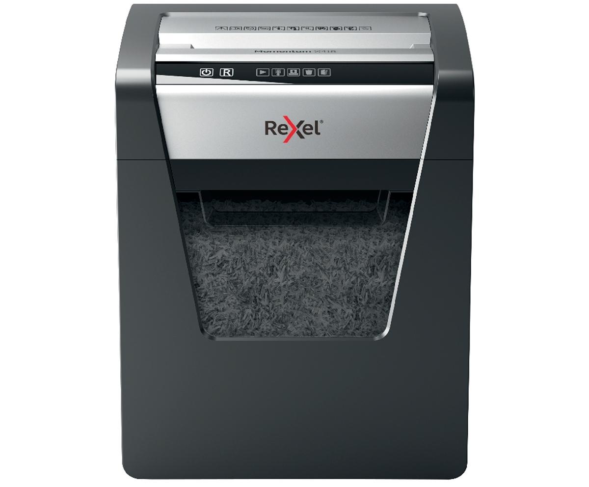 DESTRUCTORA REXEL MOMENTUM X415 NEGRO / PLATA