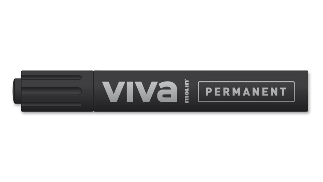 ROTULADOR PERMANENTE MOLIN SIGNO RTP230 PUNTA REDONDA COLOR NEGRO