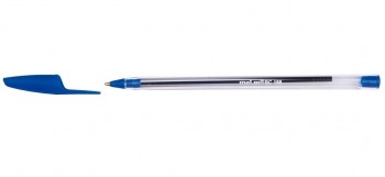 CAJA 50 BOLIGRAFOS TRANSPARENTES MOLIN BC188 PUNTA MEDIA AZUL