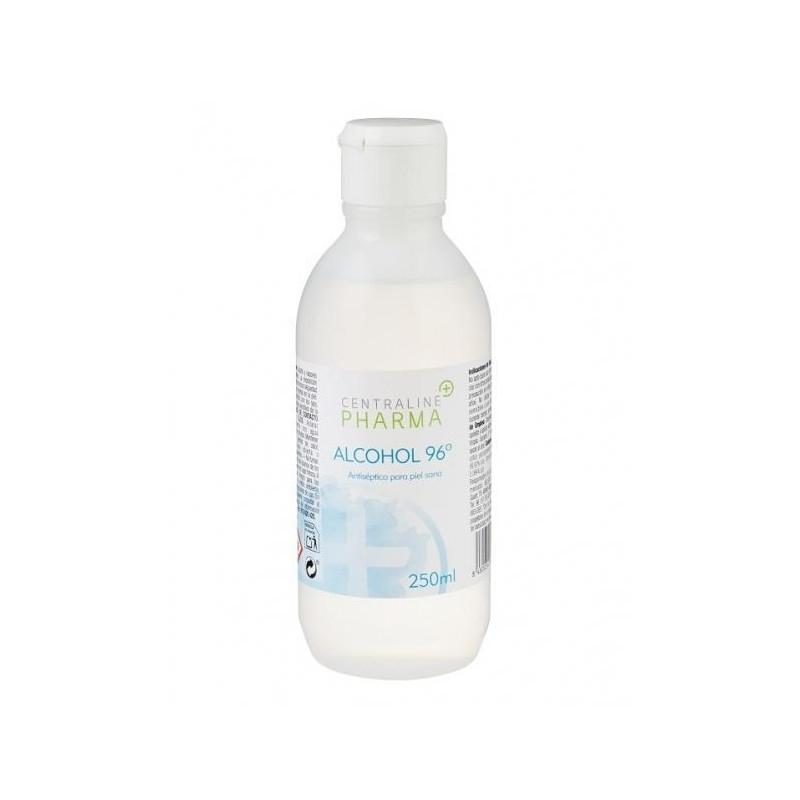 BOTELLA 250 ML ALCOHOL ETILICO 96º