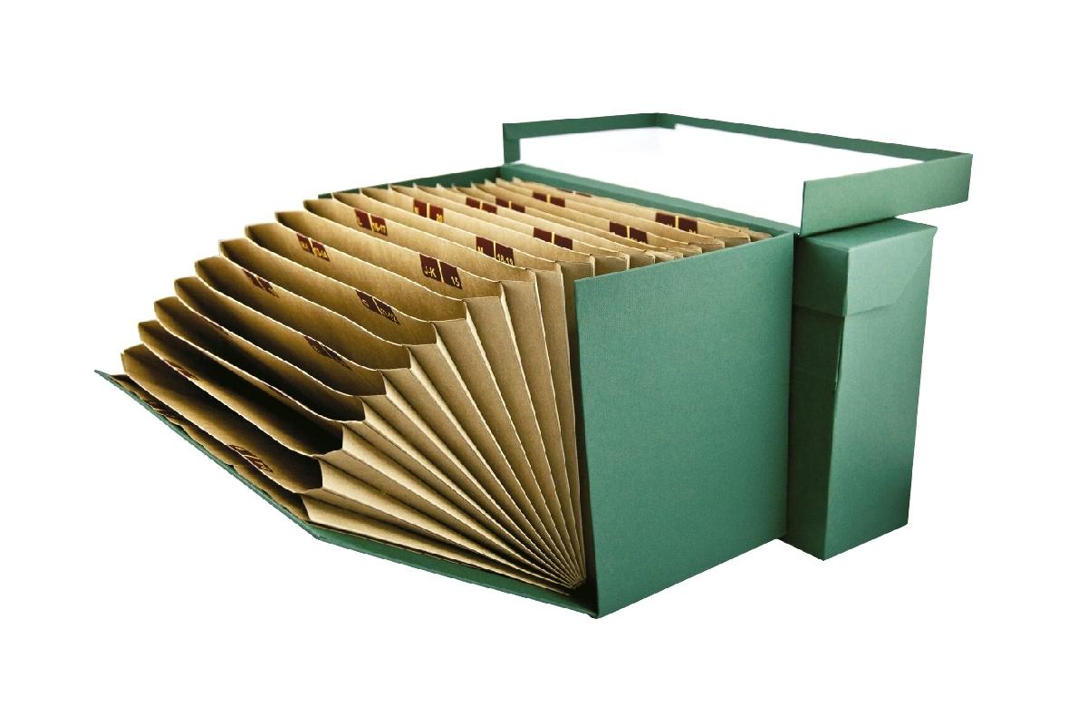 CAJA TRANSFERENCIA CON FUELLE FOLIO VERDE MARIOLA