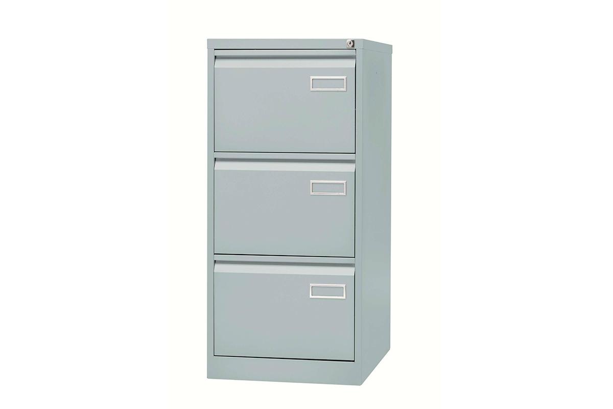 ARCHIVADOR DE SUELO METALICO BISLEY PSF 3 CAJONES GRIS CLARO AV7