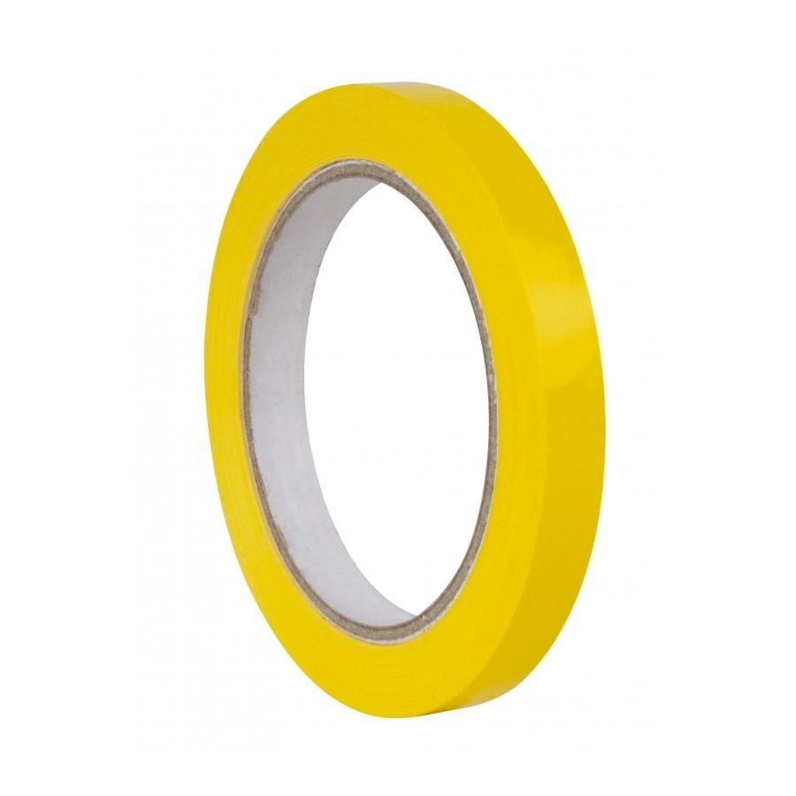 CINTA ADHESIVA CIERRA BOLSAS PVC 12 MM X 66 M COLOR AMARILLO APLI REF 17000