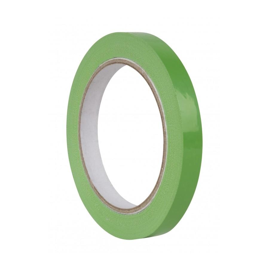 CINTA ADHESIVA CIERRA BOLSAS PVC 12 MM X 66 M COLOR VERDE APLI REF 17001