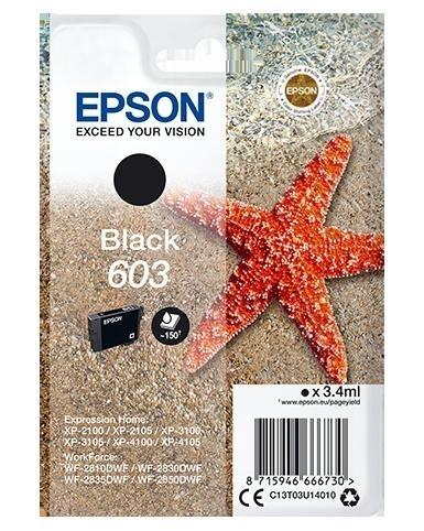 CARTUCHO EPSON 603 NEGRO C13T03U14010